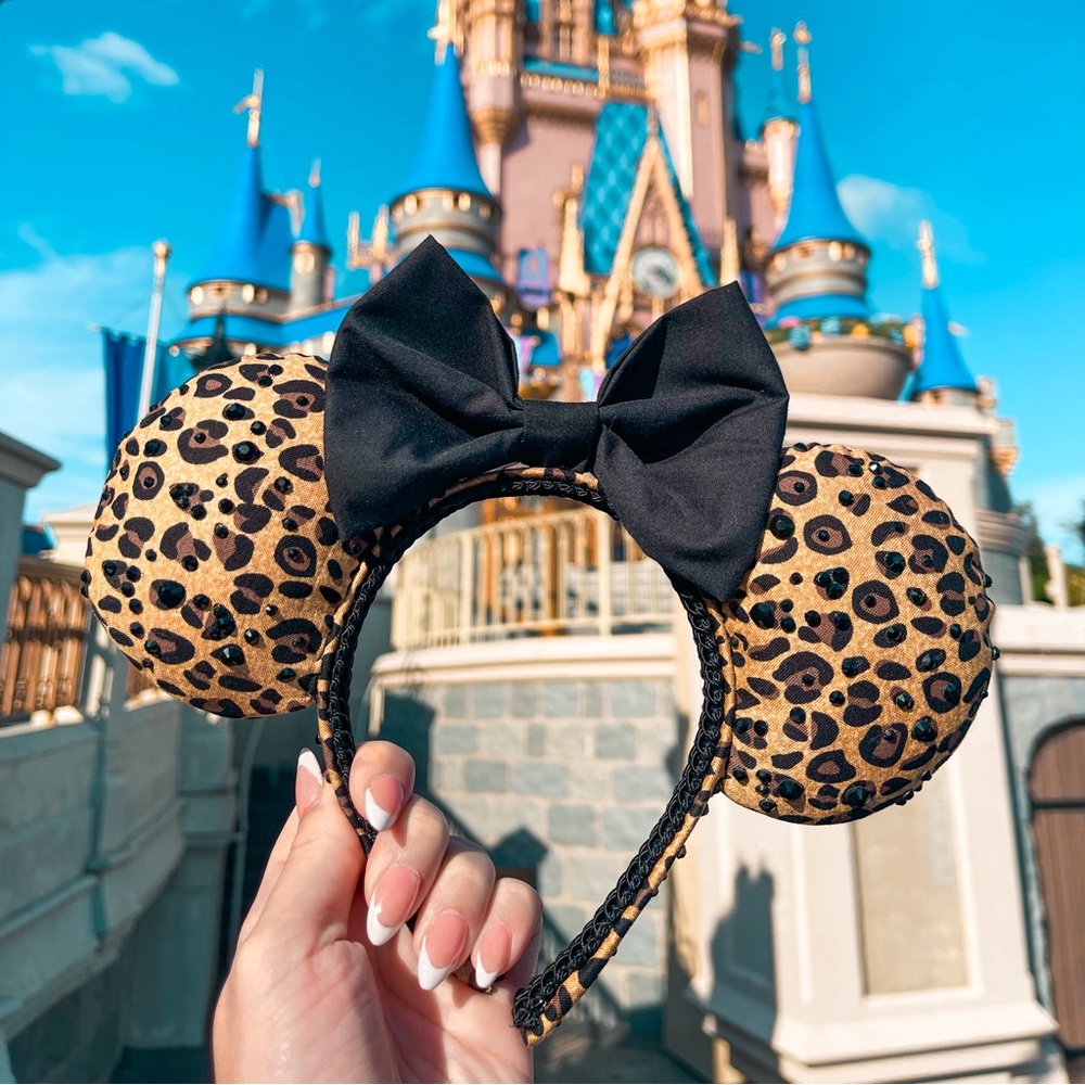Cheetah Print Mouse Ears